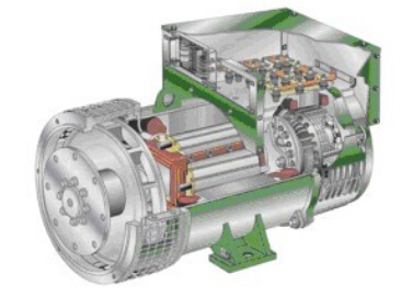 陕西发电机内部结构图